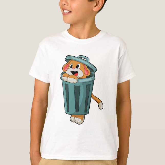 Camiseta Perro con Trashcan (Anverso)