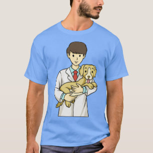 Camiseta Perro Con Veterinario Veterinaria Perros