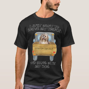Camiseta Perro conductor de camión Havanes