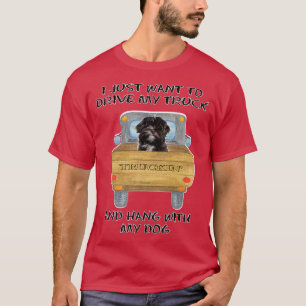 Camiseta Perro conductor de camión Lhasa Apso