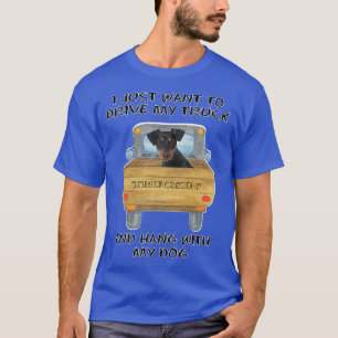 Camiseta Perro conductor de camión Pinscher alemán 