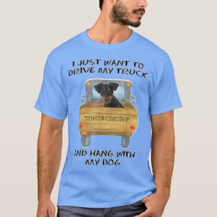 Camiseta Perro conductor de camión Pinscher alemán