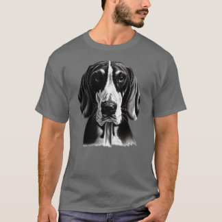 Camiseta Perro conhound inglés americano