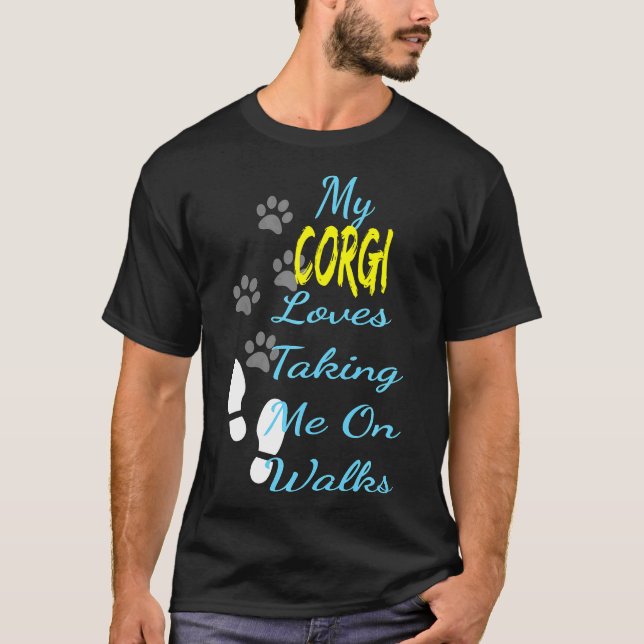 Camiseta Perro Corgi (Anverso)