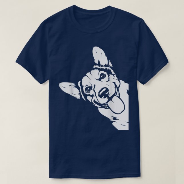 Camiseta Perro Corgi Cara Mascota Puppy Lover Mejor Papá M (Diseño del anverso)