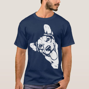 Camiseta Perro Corgi Cara Mascota Puppy Lover Mejor Papá M