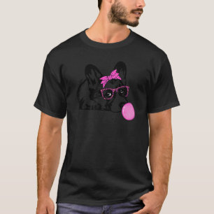 Camiseta Perro Corgi con gafas de bandana de chicle