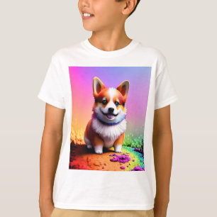 Camiseta Perro Corgi De Cachorro Cúpido-36475