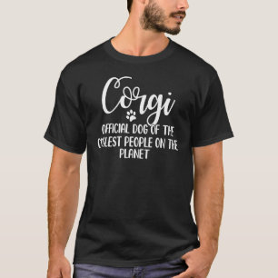 Camiseta Perro Corgi De La Gente Más Genial Ropa De Corgi C