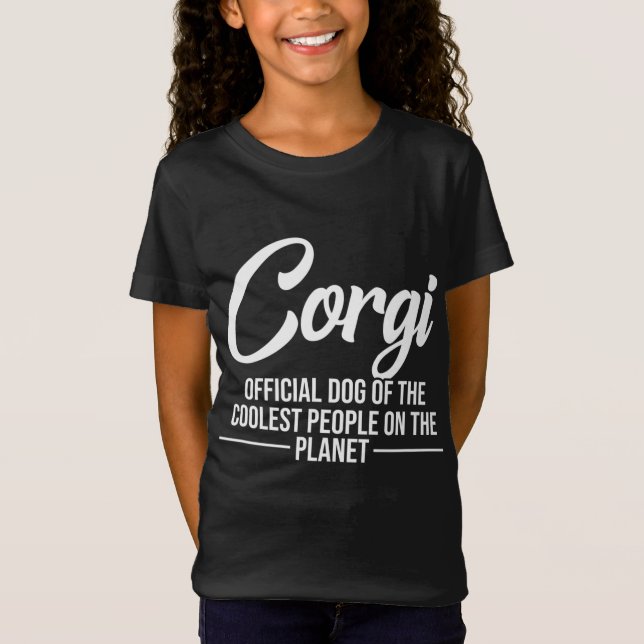 Camiseta Perro Corgi De Las Personas Más Cooladas - Amantes (Anverso)