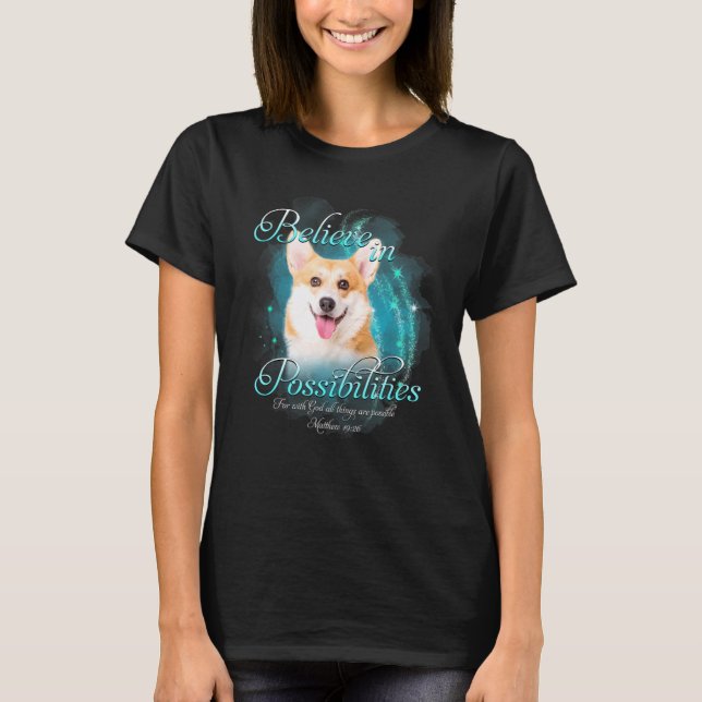 Camiseta Perro Corgi De Pembroke Welsh Cree En Posibilidade (Anverso)