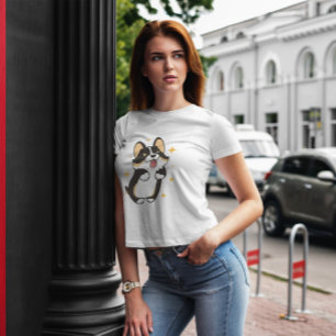 Camiseta Perro Corgi De Tres Colores