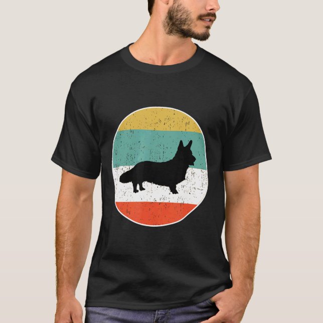 Camiseta Perro Corgi Galés de Cardigan   (Anverso)