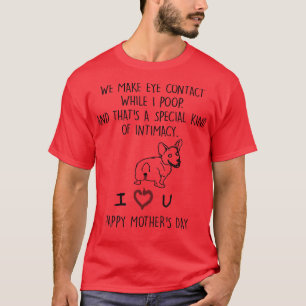 Camiseta Perro Corgi Hacemos Contacto Ocular Mientras Camis