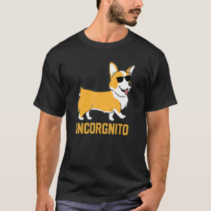 Camiseta Perro Corgi incógníto Mascota Pata Perro Corgi