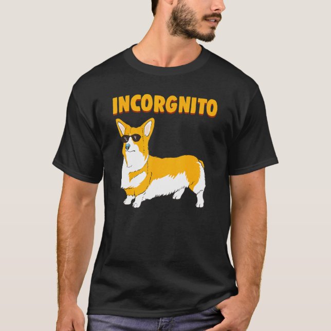 Camiseta Perro Corgi Incorgnito (Anverso)