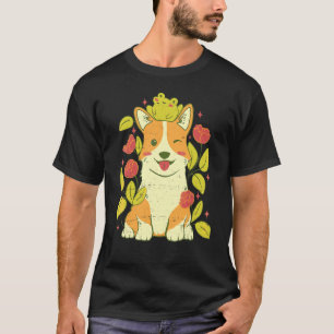 Camiseta Perro Corgi Lindo Y Rana