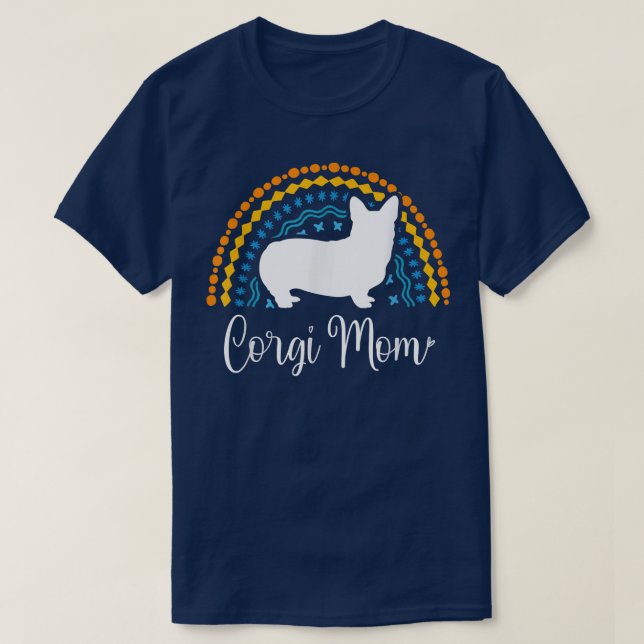 Camiseta Perro Corgi Mom Corgi (Diseño del anverso)