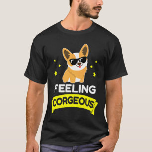 Camiseta Perro Corgi Para Mujeres Que se Sienten Hermosas P