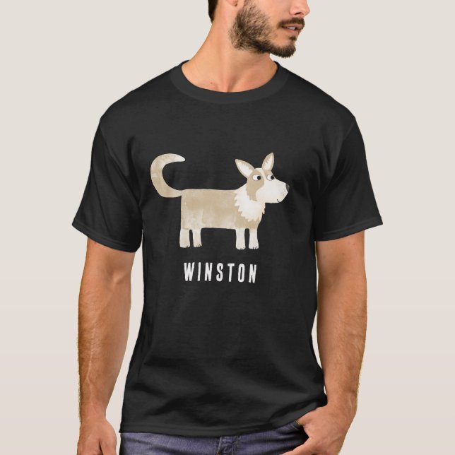 Camiseta Perro Corgi Personalizado (Anverso)