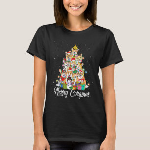 Camiseta Perro Corgi Reno Corgmas Feliz Santa Corgi Chris