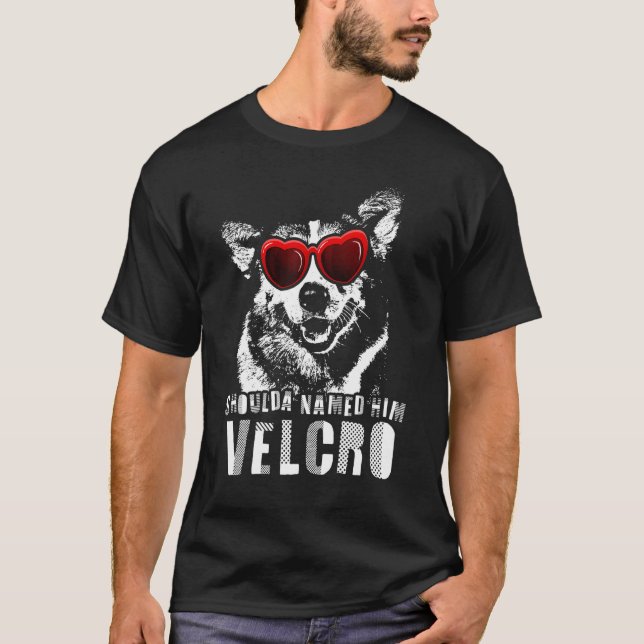 Camiseta Perro Corgi Velcro (Anverso)