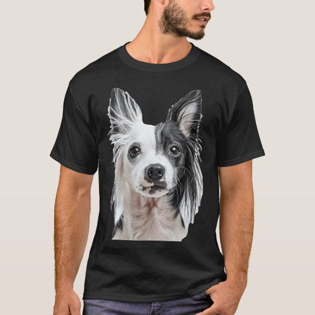 Camiseta Perro crestado chino (Anverso)