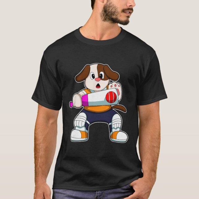 Camiseta Perro Cricket Cricket T Deportes  (Anverso)