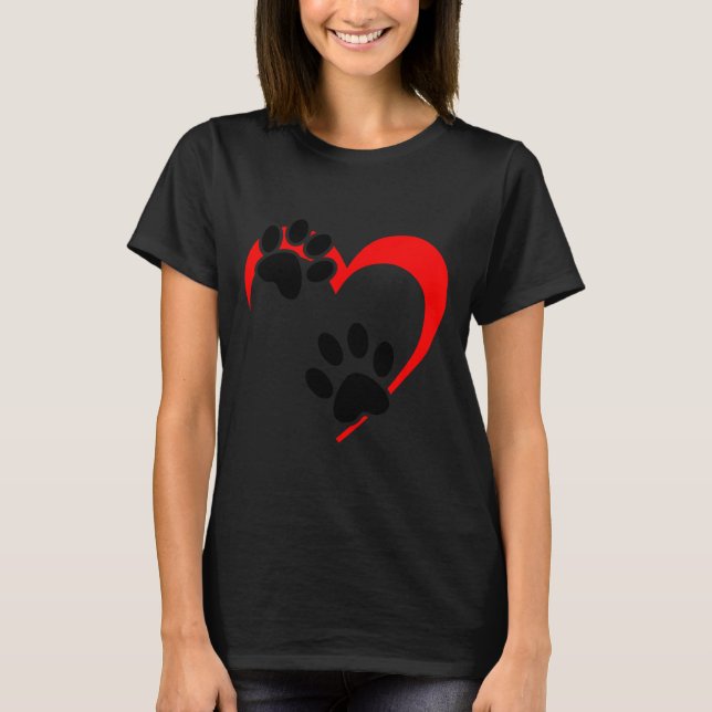 Camiseta Perro ・ Cuatro piernas de amor ・ 61 (Anverso)