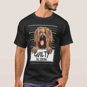 Camiseta Perro Culpable Briard Mugshot