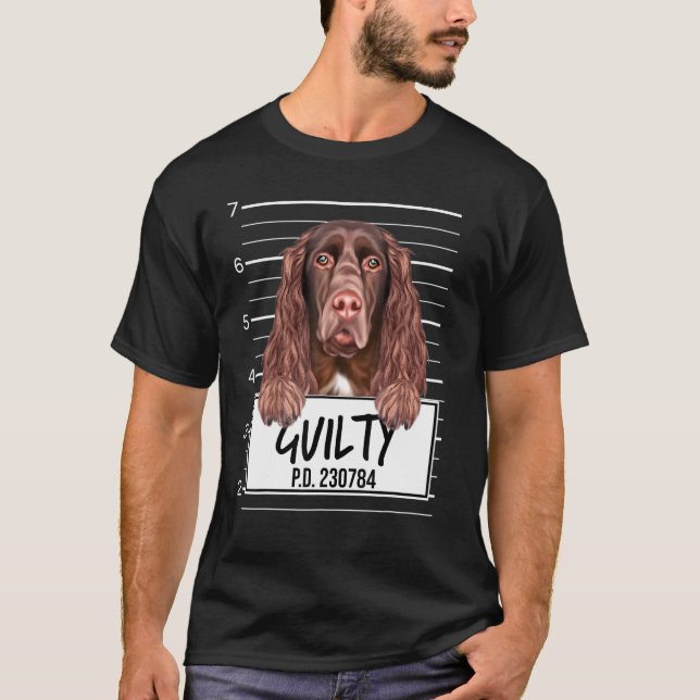 Camiseta Perro culpable de asesinato de marihuana (Anverso)