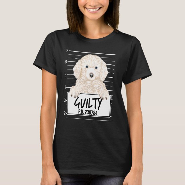 Camiseta Perro culpable de la captura de un hongo de canich (Anverso)