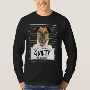 Camiseta Perro culpable de una herida de bala en Fox Terrie