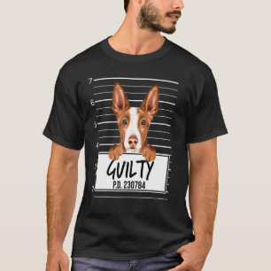 Camiseta Perro Culpable Foto de Podenco Ibicenco