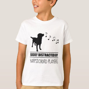 Camiseta Perro Curioso Distraído por los Intérpretes de Cla