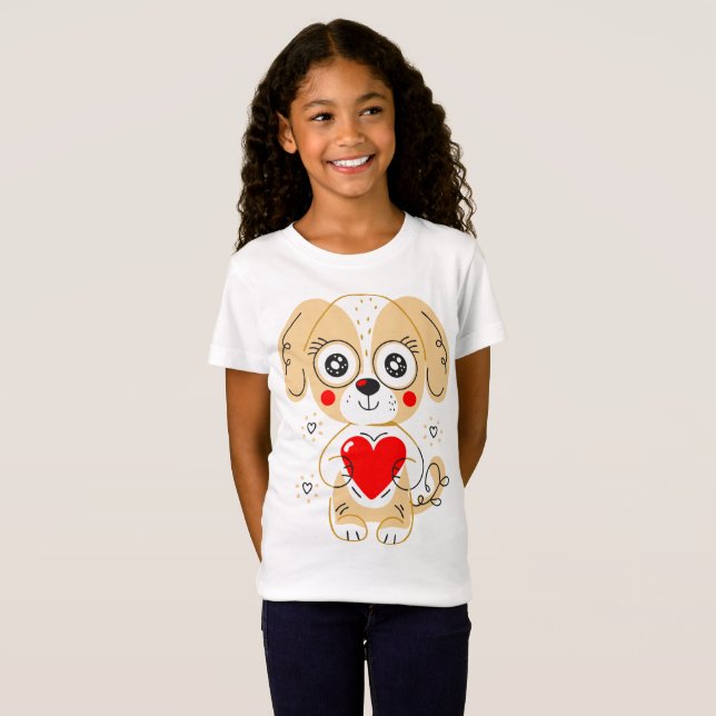 Camiseta Perro Cute (Anverso completo)