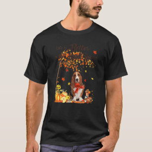 Camiseta Perro Cute del Día de Acción de Gracias del Árbol