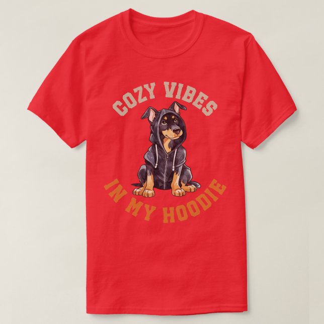 Camiseta Perro Cute Doberman Pinscher (Diseño del anverso)