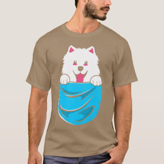 Camiseta Perro Cute En Un Bolsillo Gracioso, Vintage De Per