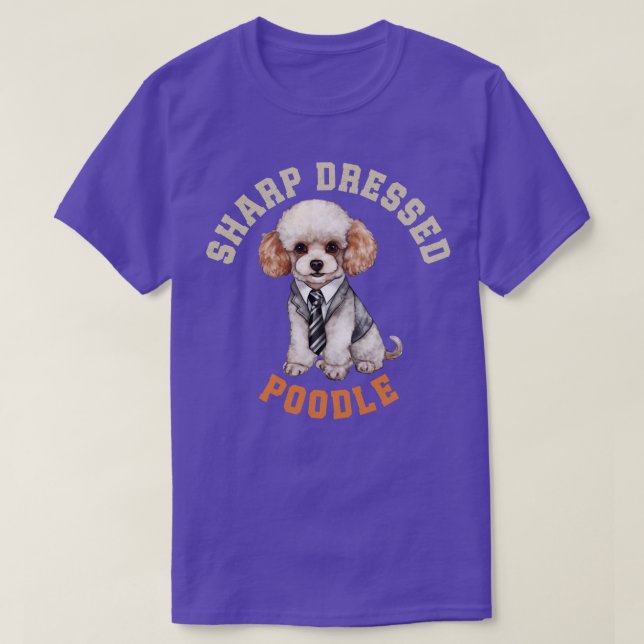 Camiseta Perro Cute Poodle (Diseño del anverso)