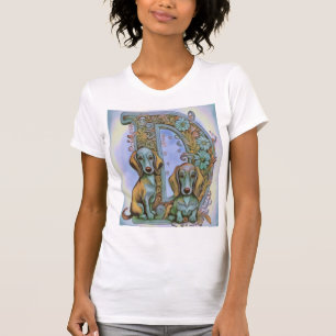 Camiseta Perro D, Alfabet