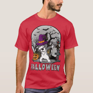 Camiseta Perro Dabbing Halloween Frontera Collie Dab Gorra