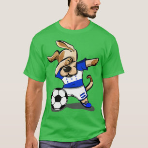 Camiseta Perro Dabbing Honduras Fútbol Bandera Hondureña