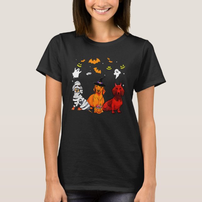 Camiseta Perro Dachshund (Anverso)