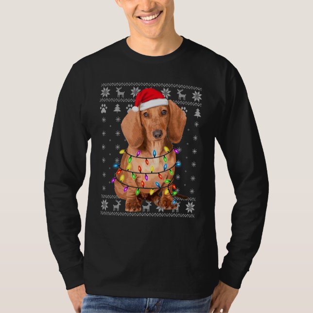 Camiseta Perro Dachshund 2 (Anverso)