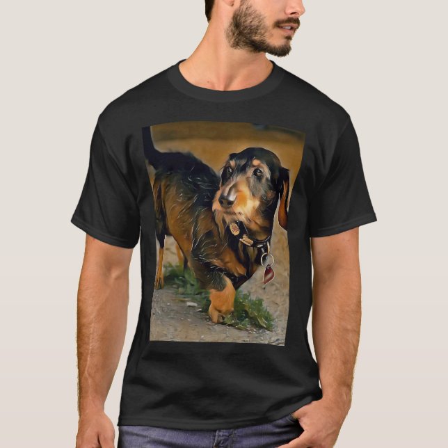 Camiseta Perro Dachshund Bavarian Dachshund (Anverso)