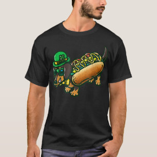 Camiseta Perro Dachshund Leprechaun Día de San Patricio San