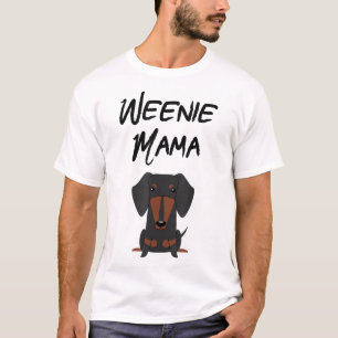 Camiseta Perro Dachshund Mom Weiner Mujeres
