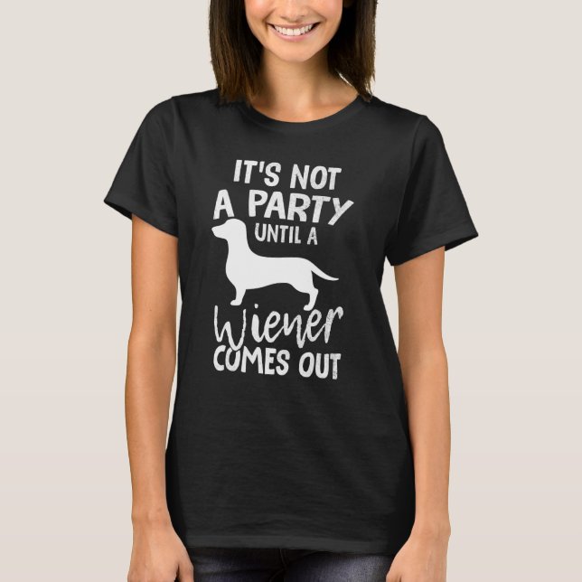 Camiseta Perro Dachshund Perro Daschund Weiner (Anverso)
