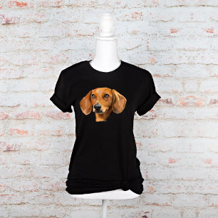 Camiseta Perro Dachshund Rojo
